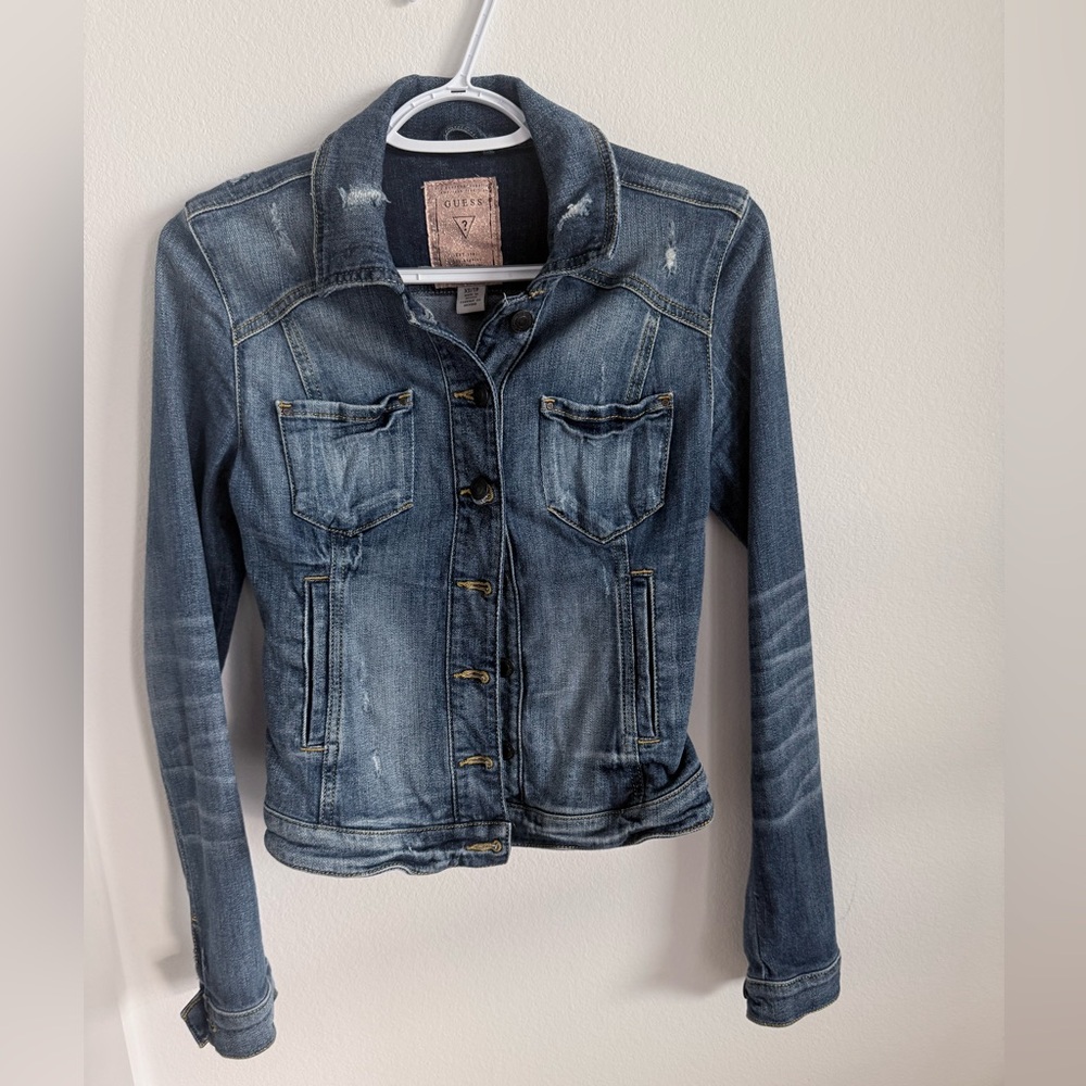 Guess denim jacket XS